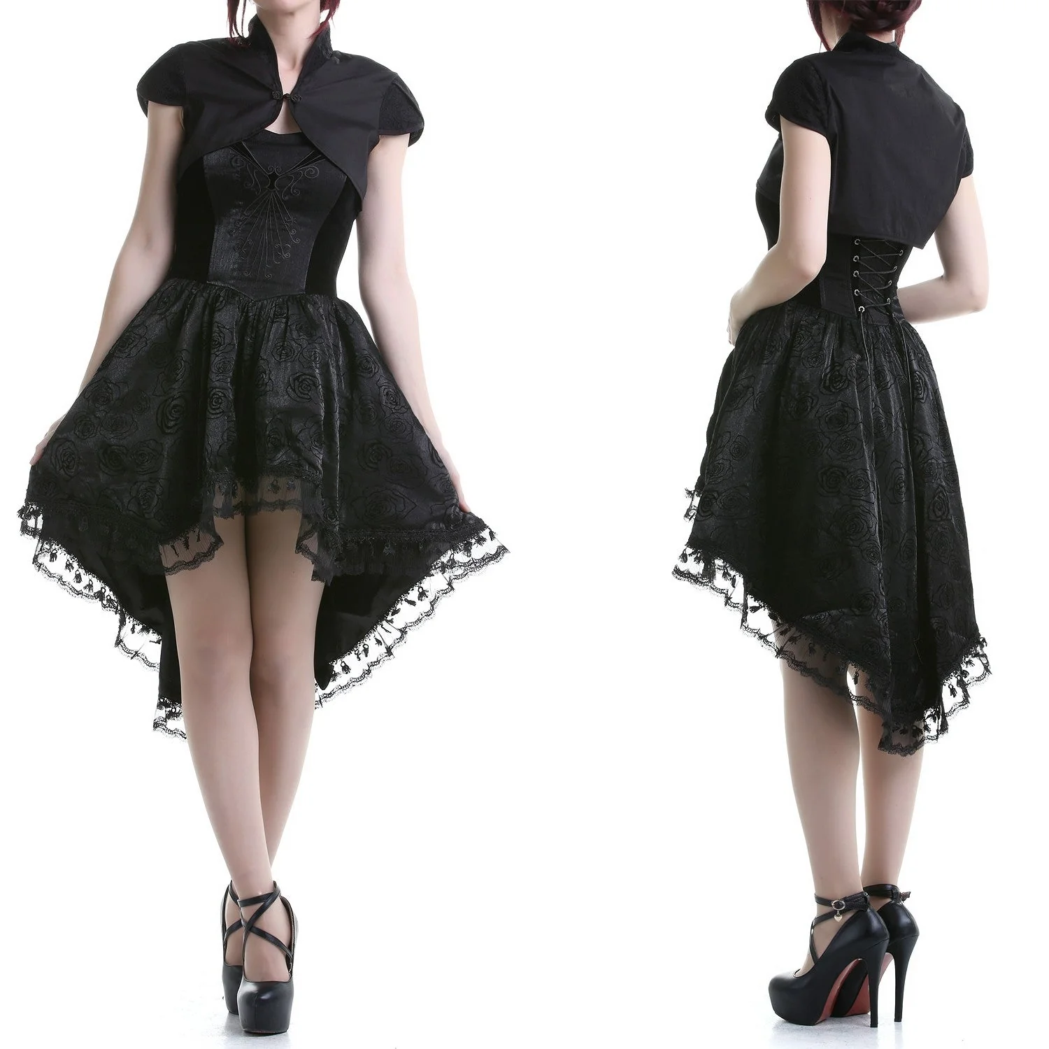 Bolero Negro Cuello Mao - Image 4