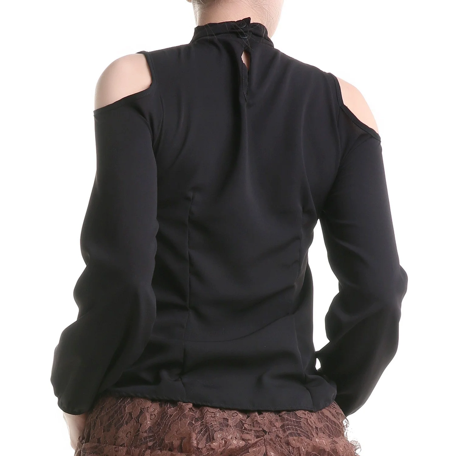 Camiseta Negra con Chorrera - Image 3