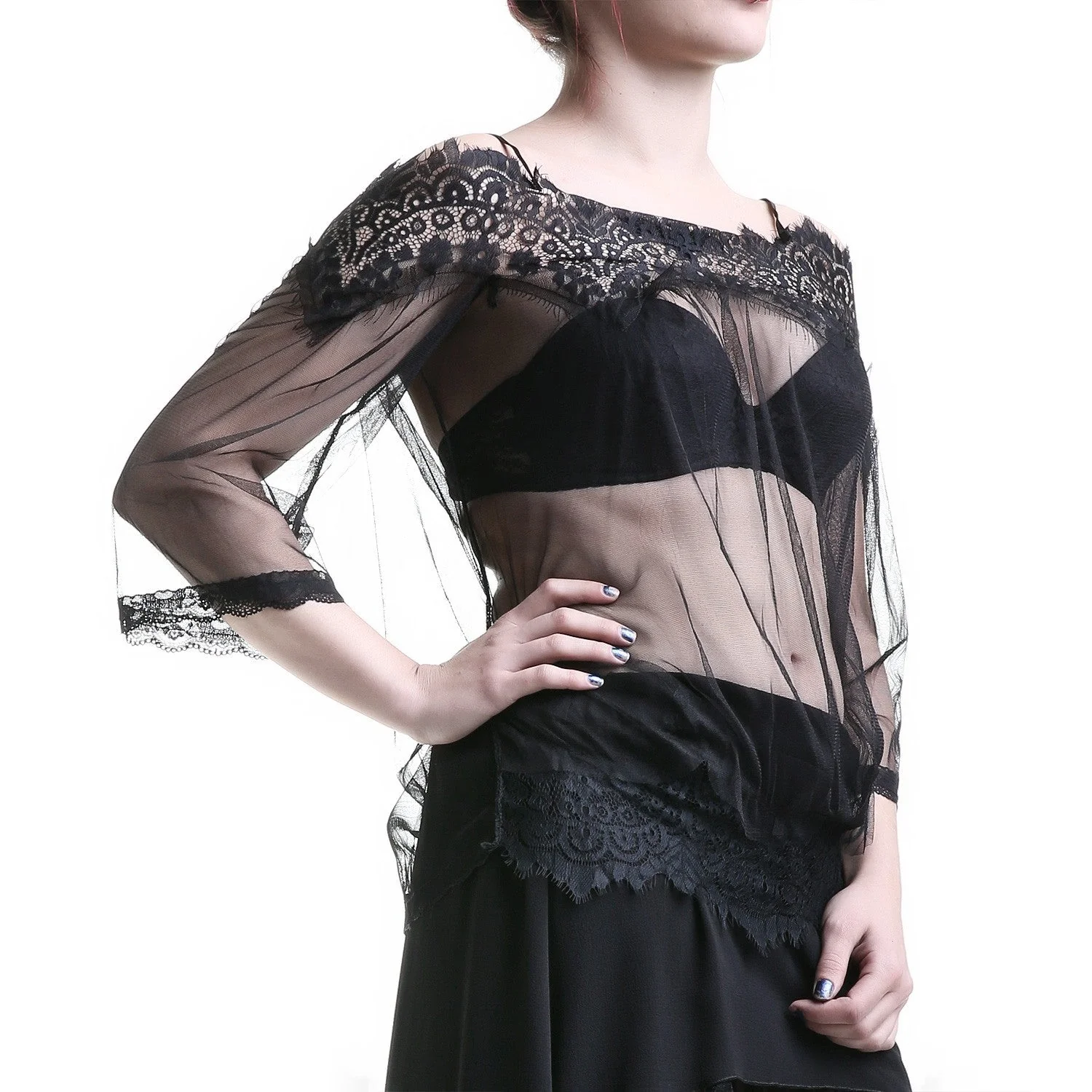 Camiseta de Tul y Encaje - Image 4