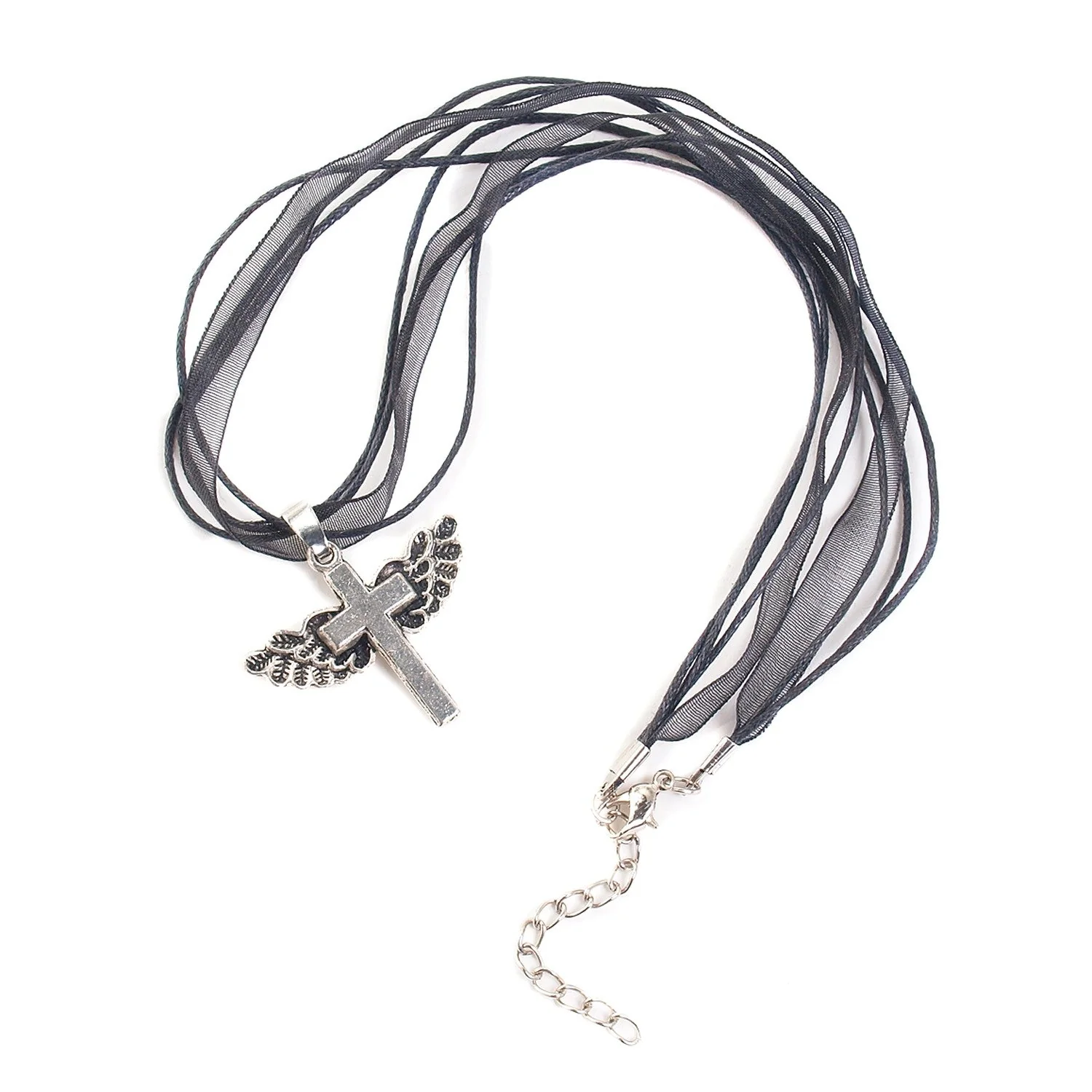 Collar con Cruz y Alas - Image 5