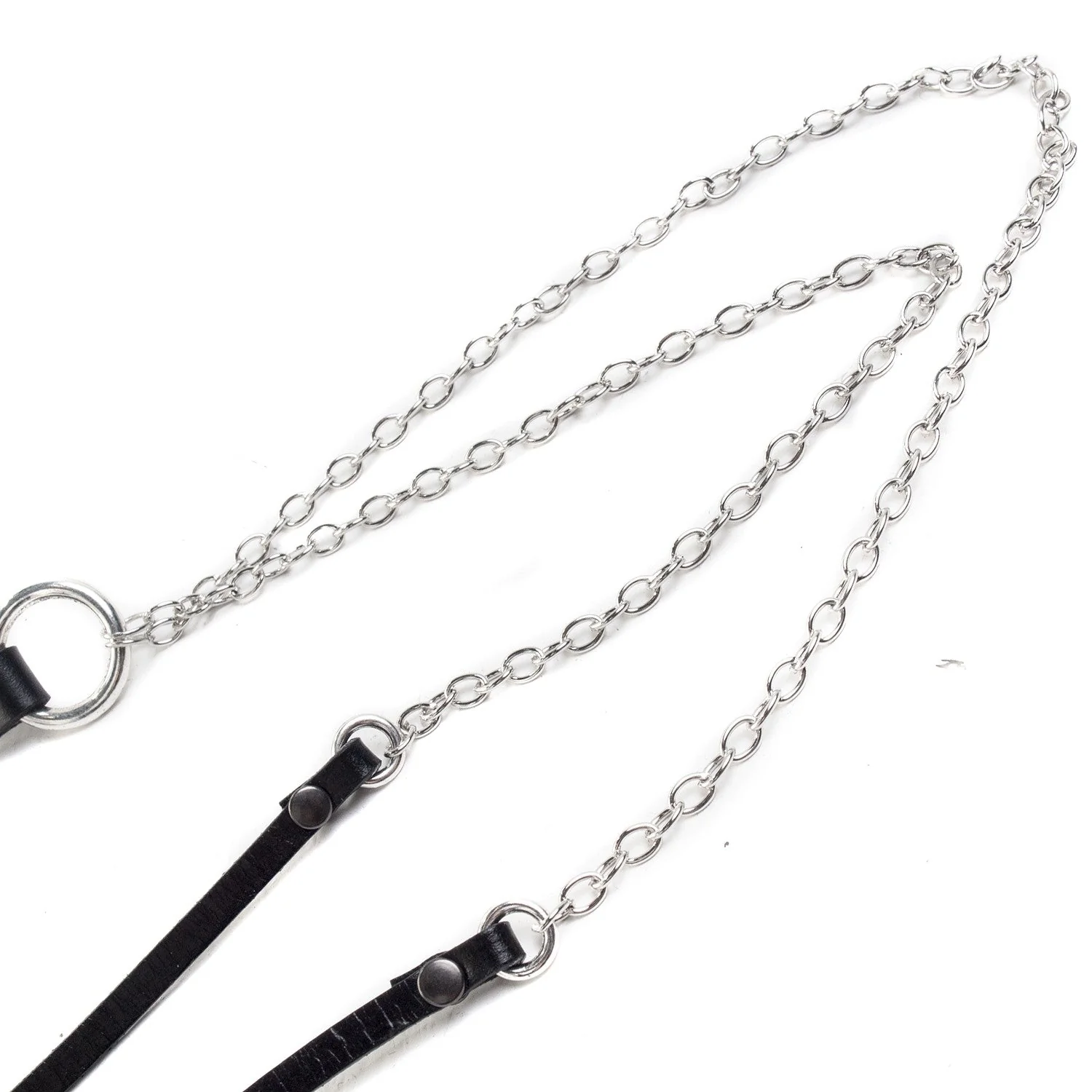 Collar de Cuero con Cadenas - Image 5