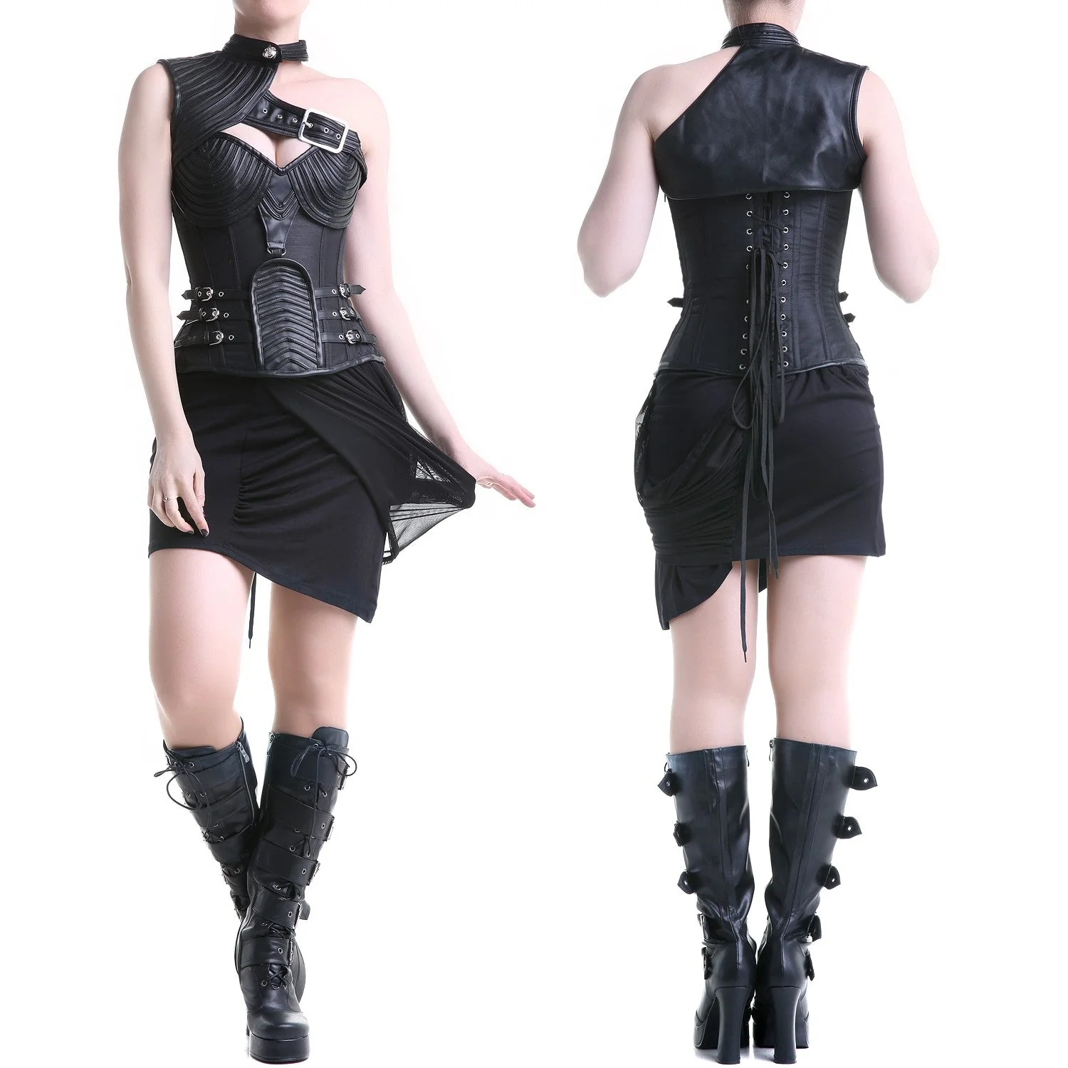 Corsé Negro con Bolero - Image 4