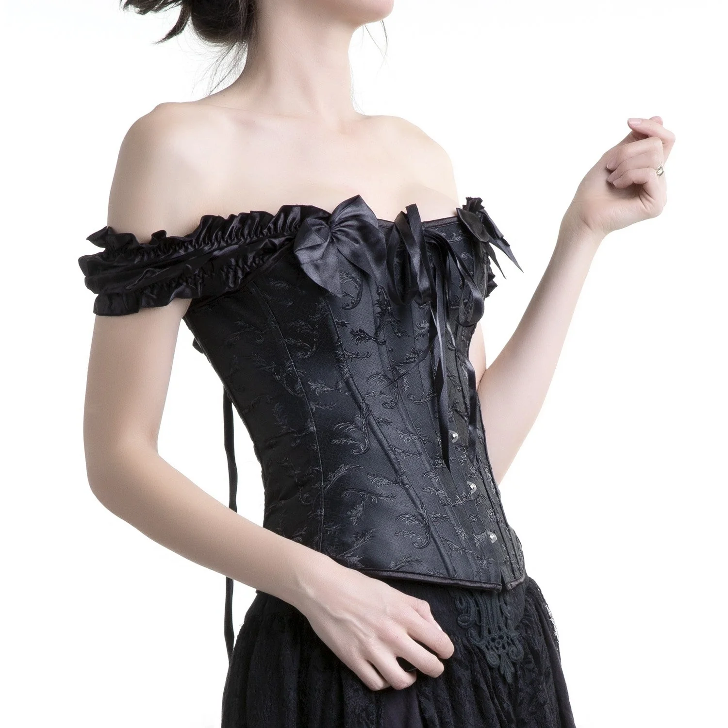 Corsé Bordado con Mangas - Image 3