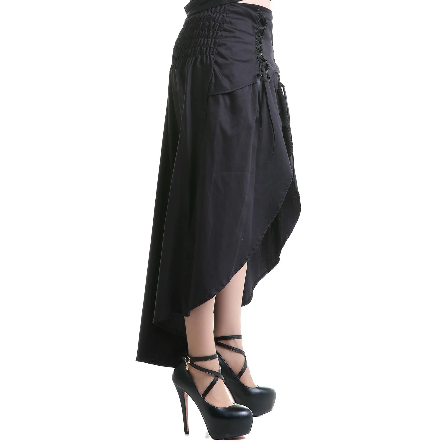 Falda con Encaje y Cruzados - Image 3