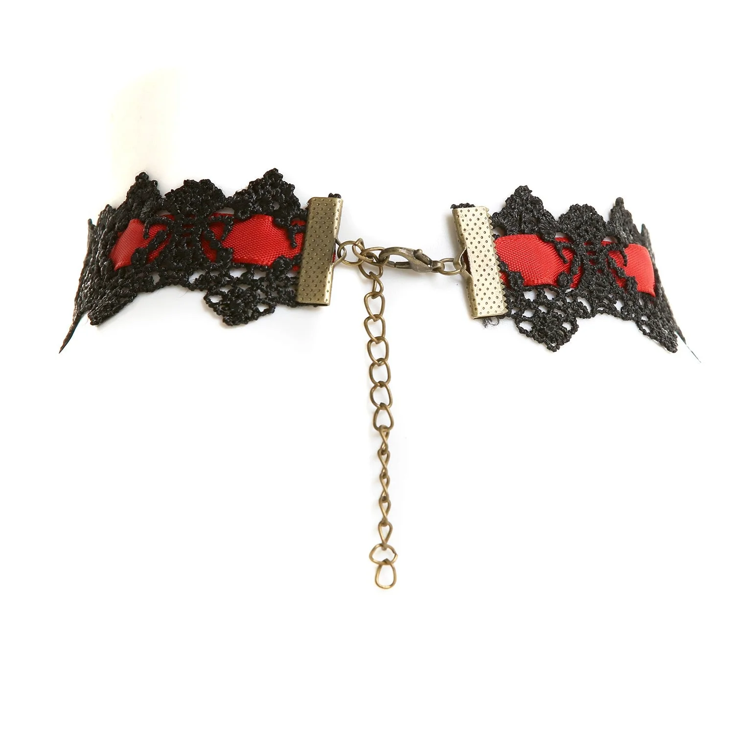 Gargantilla Roja con Guipur - Image 3