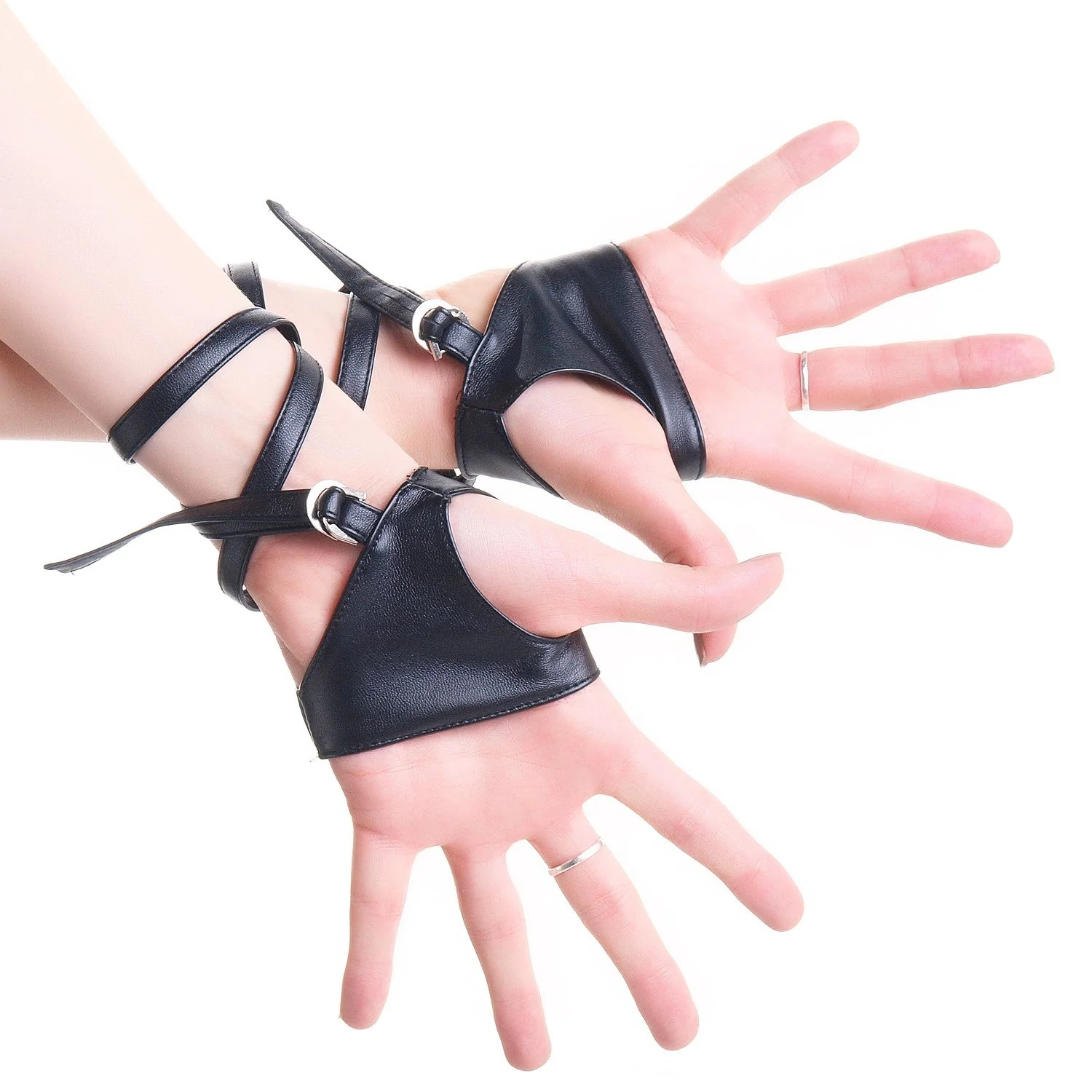 Guantes de Cuero sin Dedos - Image 3