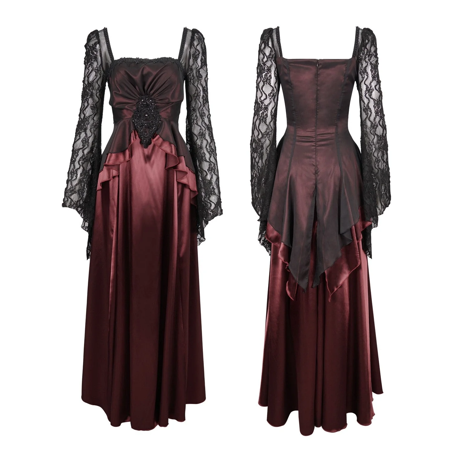 Vestido Elegante Rojo - Image 4