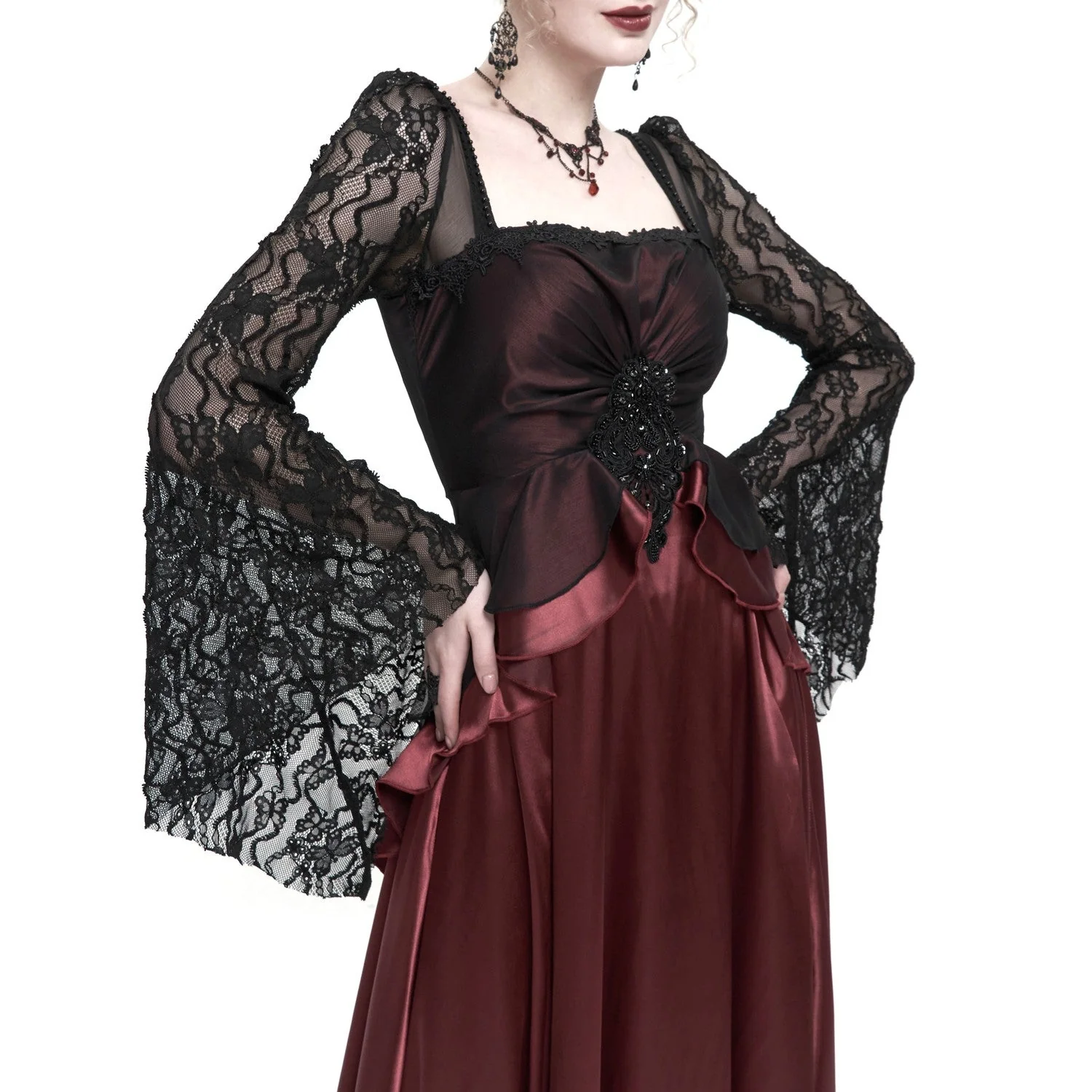 Vestido Elegante Rojo - Image 5