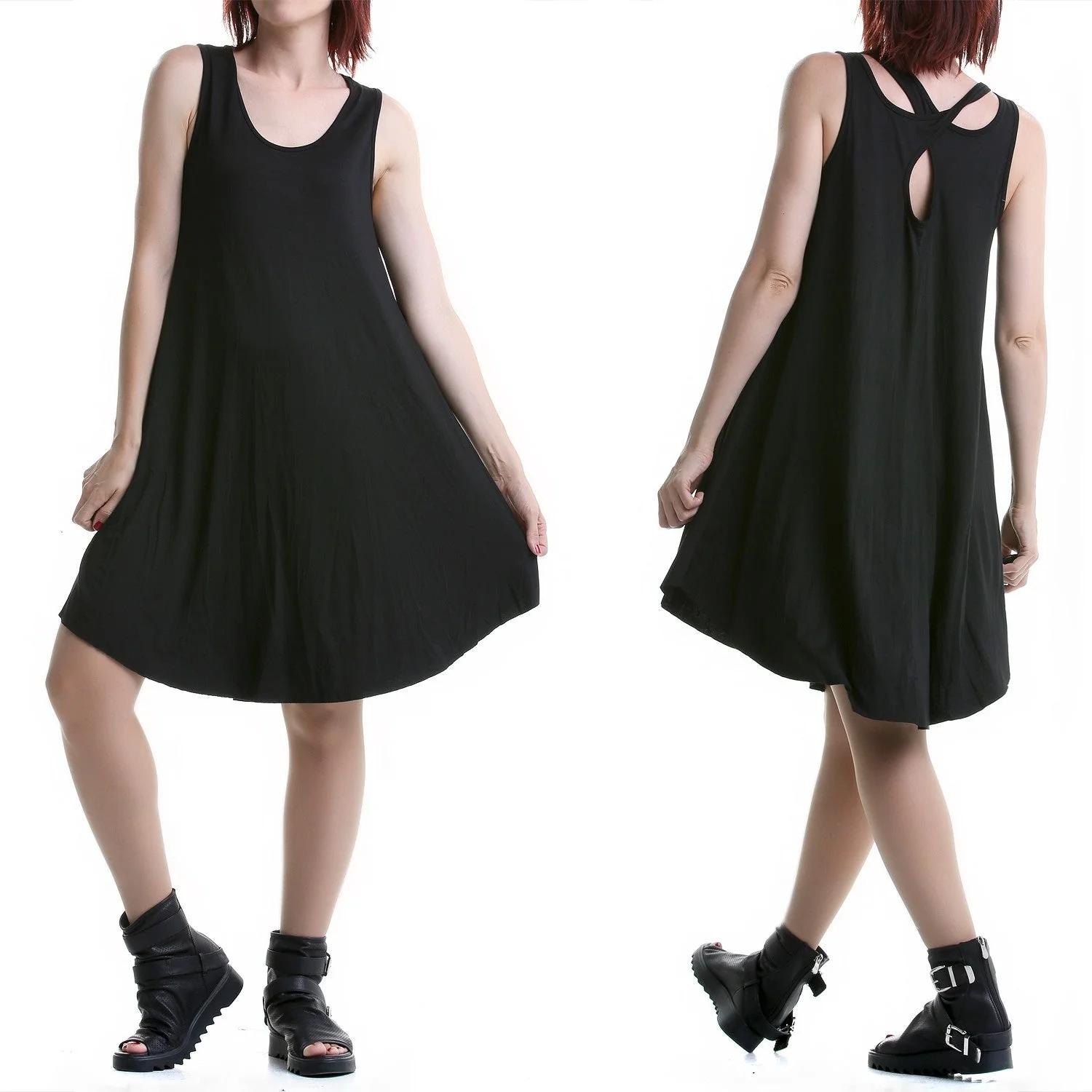 Vestido con Tirantes Cruzados - Image 3