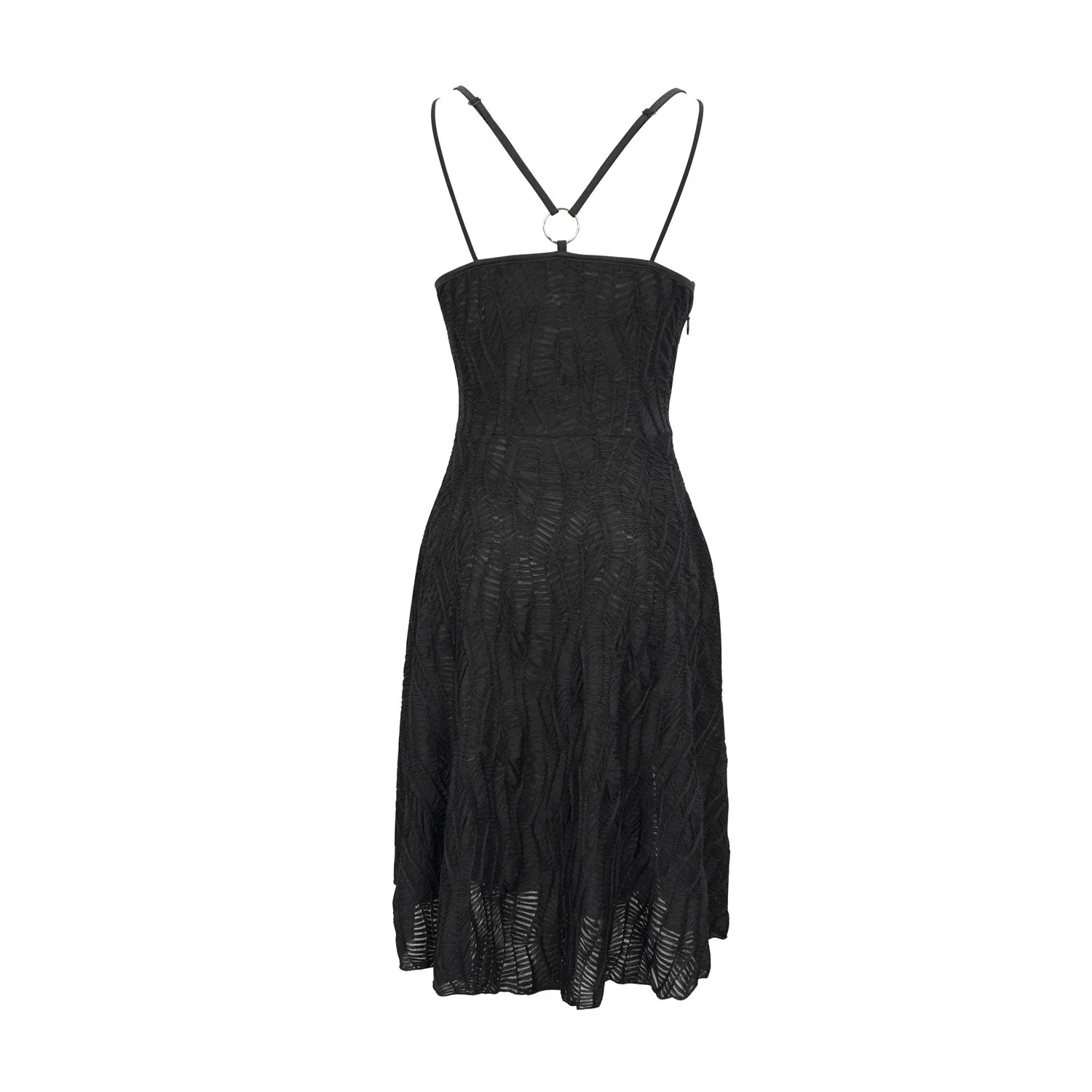 Vestido Negro con Tirantes - Image 3
