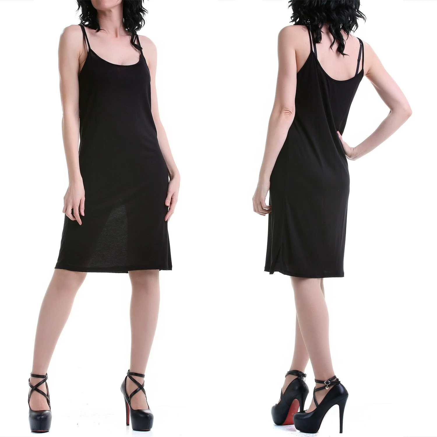 Vestido Negro de Tirantes - Image 4