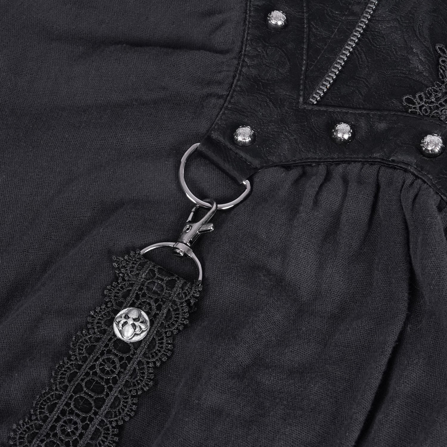 Vestido Largo de Algodón Con Encaje"Coven" - Image 11